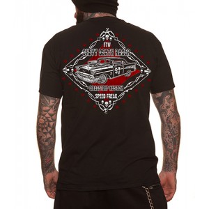 Dragstrip Clothing Chevy Death Race Black T`shirt